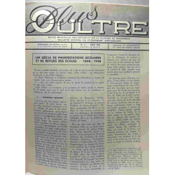 Plus Oultre - N°4 Juin 1949 - Revue mensuelle des écoles et de la...