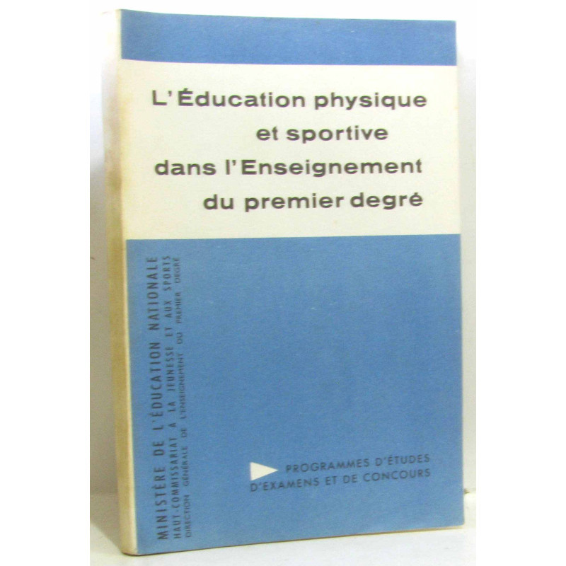 Éducation physique et sportive dans l'enseignement du premier degré