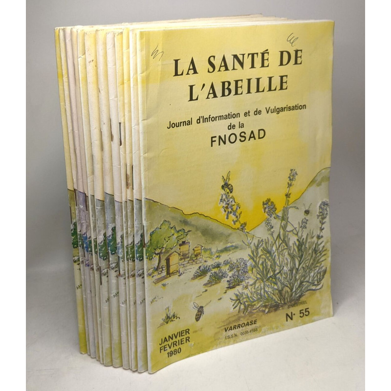 12 revues "La santé de l'abeille" journal d'information et de...