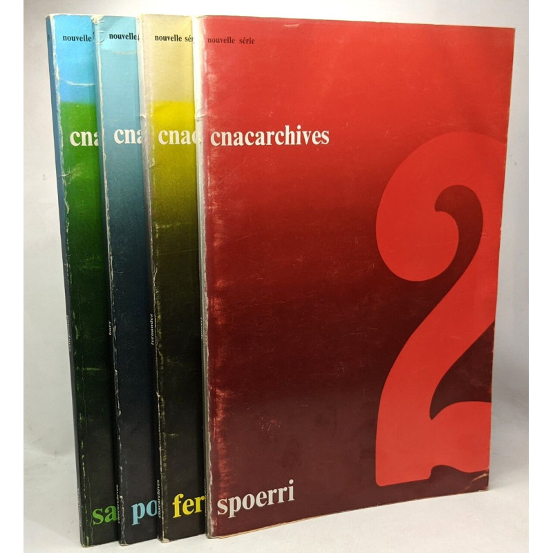 Cnacarchives. N° 2 /1971 : Daniel Spoerri + N°4 /1972: Fernandez +...