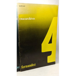 Cnacarchives. N° 2 /1971 : Daniel Spoerri + N°4 /1972: Fernandez +...