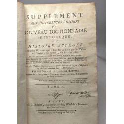 Supplément aux différentes éditions du Nouveau dictionnaire...