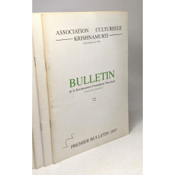 Bulletin de la Krishnamurti Foundation Trust Ltd. (traduction...