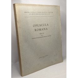 Opuscula Romana VOL. IV - institutum romanum regni sueciae