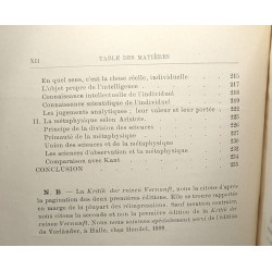 L'objet de la métaphysique selon Kant et selon Aristote -...
