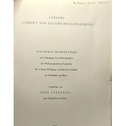 Lukians schrift zur geschichtsschreibung - inaugural-dissertation