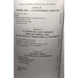 Destins et aventures de l'intellect juif en France 1650-1945