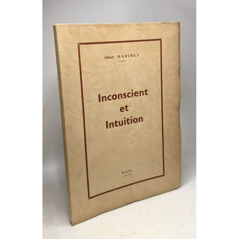 Inconscient et intuition