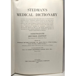 Stedman's medical dictionary - 19th revised edition