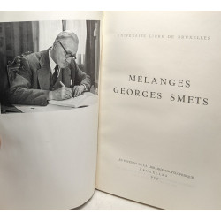 Mélanges Georges Smets - université libre de Bruxelles