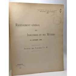 Recensement général des industries et des métiers (31 Octobre...
