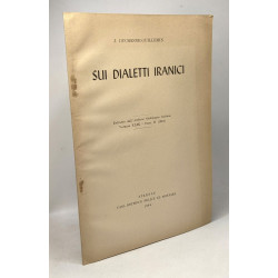 Sui dialetti iranici - estratto d'all'Archivio Glottologico...