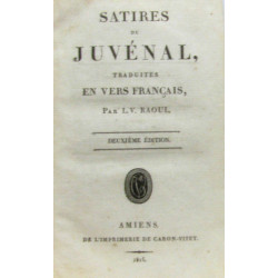 Satires de Juvénal traduites en vers Français