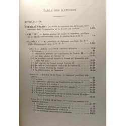 Le règlement des différends internationaux et le conflit...