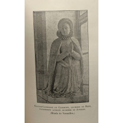 La statue funéraire de Jeanne de Vivonne dame de Dampierre et...