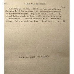 Histoire des états italiens depuis le congrès de Vienne