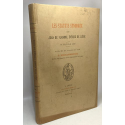 Les statuts synodaux de Jean de Flandre évêque de Liège - 16...