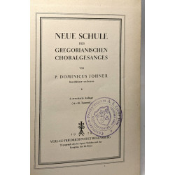 Neue Schule des gregorianischen choralgesanges