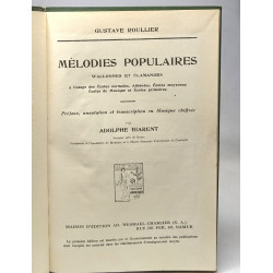 Mélodie populaires wallonnes et flamandes - préface annotation et...