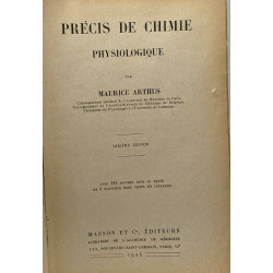 Précis de Chimie physiologique - 10e édition avec 115 figures dans...