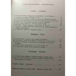 L'Antiquité Classique - TOME LXII 1993 - Télémaque et Les...
