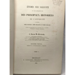 Études sur Salluste et sur quelques-uns des principaux historiens...