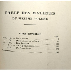 Les essais de Montaigne VOLUME III IV V et VI