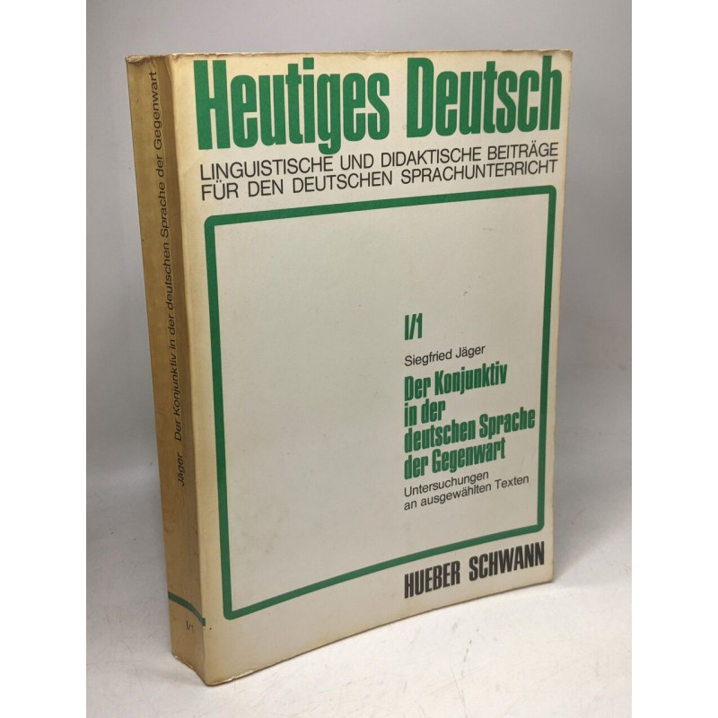 Heutiges Deutsch - Lingusistische und Didaktische Beiträge f.d....