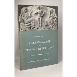 Osservazioni sul "Trono di Boston"- studia archaeologica 2