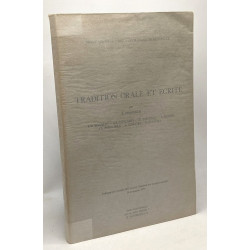 Tradition orale et écrite - publications de l'institutum iudaicum...