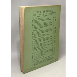 L'esprit européen / être et penser 20e cahier