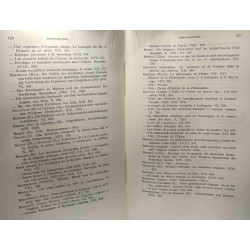 Table générale de la revue belge de philologie et d'histoire TOMES...