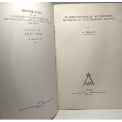 Prosopographische opzoekingen betreffende Ptolemaeisch Egypte -...