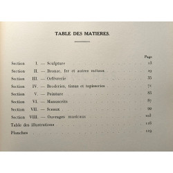 Arts religieux - Tournai cathédrale du 18 mai au 30 septembre 1958