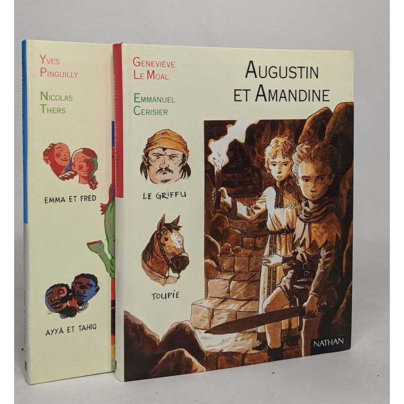 Lot de 2 romans jeunesse : Augustin et Amandine / Manèges dans le...