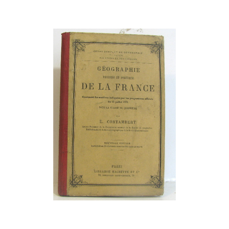 Géographie physique et politique de la france