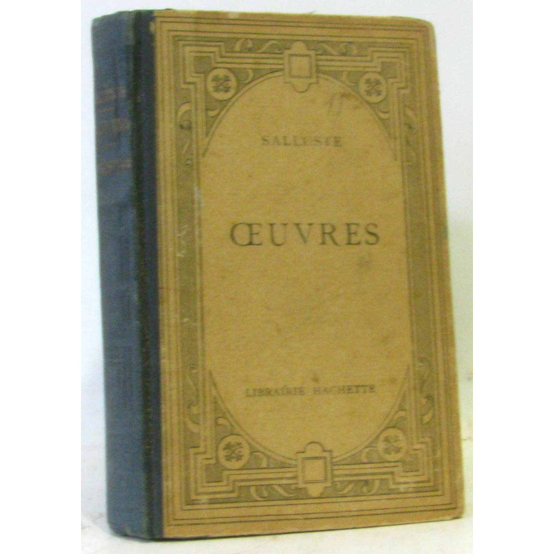 Oeuvres de conjuratione catilinae de bello jugurthino (texte latin)