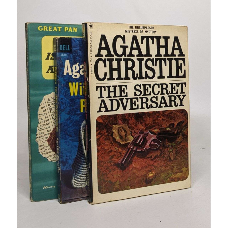 Lot de 3 romans d'Agatha Christie : The secret adversary / A...
