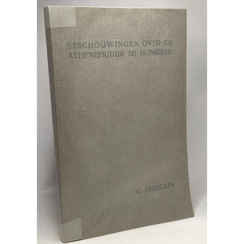 Beschouwingen over de athenefiguur bij homerus