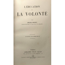 L'éducation de la volonté