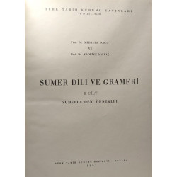 Sumer dili ve grameri I. Cilt sumerce'den örnekler / Türk Tarih...