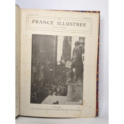 Lot de 2 recueils de "La france illustrée - paraissant le samedi":...