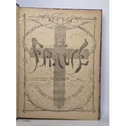 Lot de 2 recueils de "La france illustrée - paraissant le samedi":...