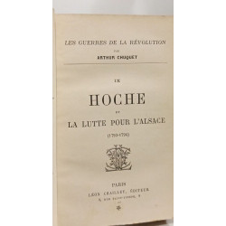 Hoche et la lutte pour l'Alsace. (1793-1794)