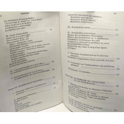 Hasard et certitude / le transformisme devant la biologie actuelle...