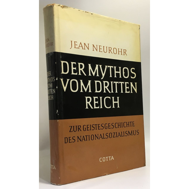 Der mythos vom dritten reich zur geistesgeschichte des...