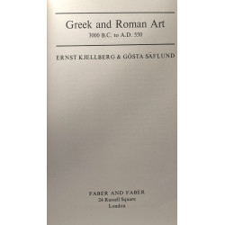 Greek and Roman Art - 3000 B.C. to A.D. 550