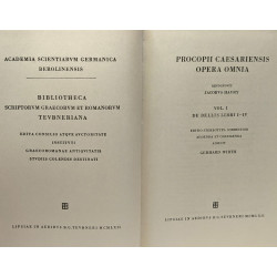 Procopius I Bella I-IV edidit Jakob Haury - bibliotheca scriptorum...