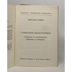 L'animateur socio culturel