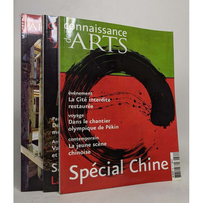 Lot de 3 revues "connaissance des arts": Saint Laurent-Bergé /...